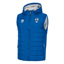 Load image into Gallery viewer, Perranwell FC Errea Bjorn Padded Gillet (Blue)