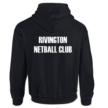 Load image into Gallery viewer, Rivington Netball Club Coaches Hoodie (Black)