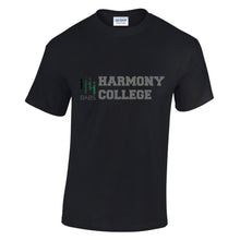 Load image into Gallery viewer, HARMONY COLLEGE Large Logo T-Shirt (Black)