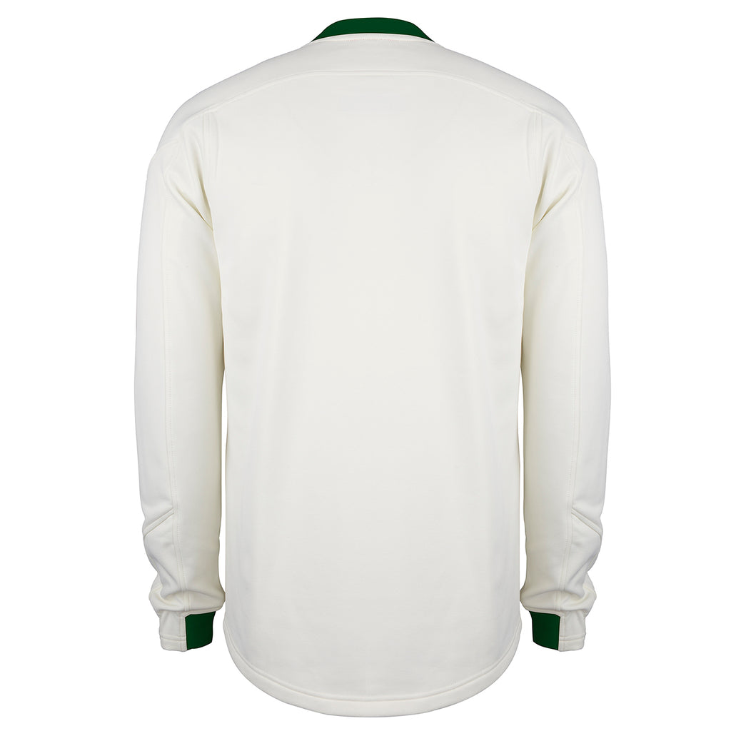 Chilmark CC Gray Nicolls Pro Performance Sweater (Ivory/Green)