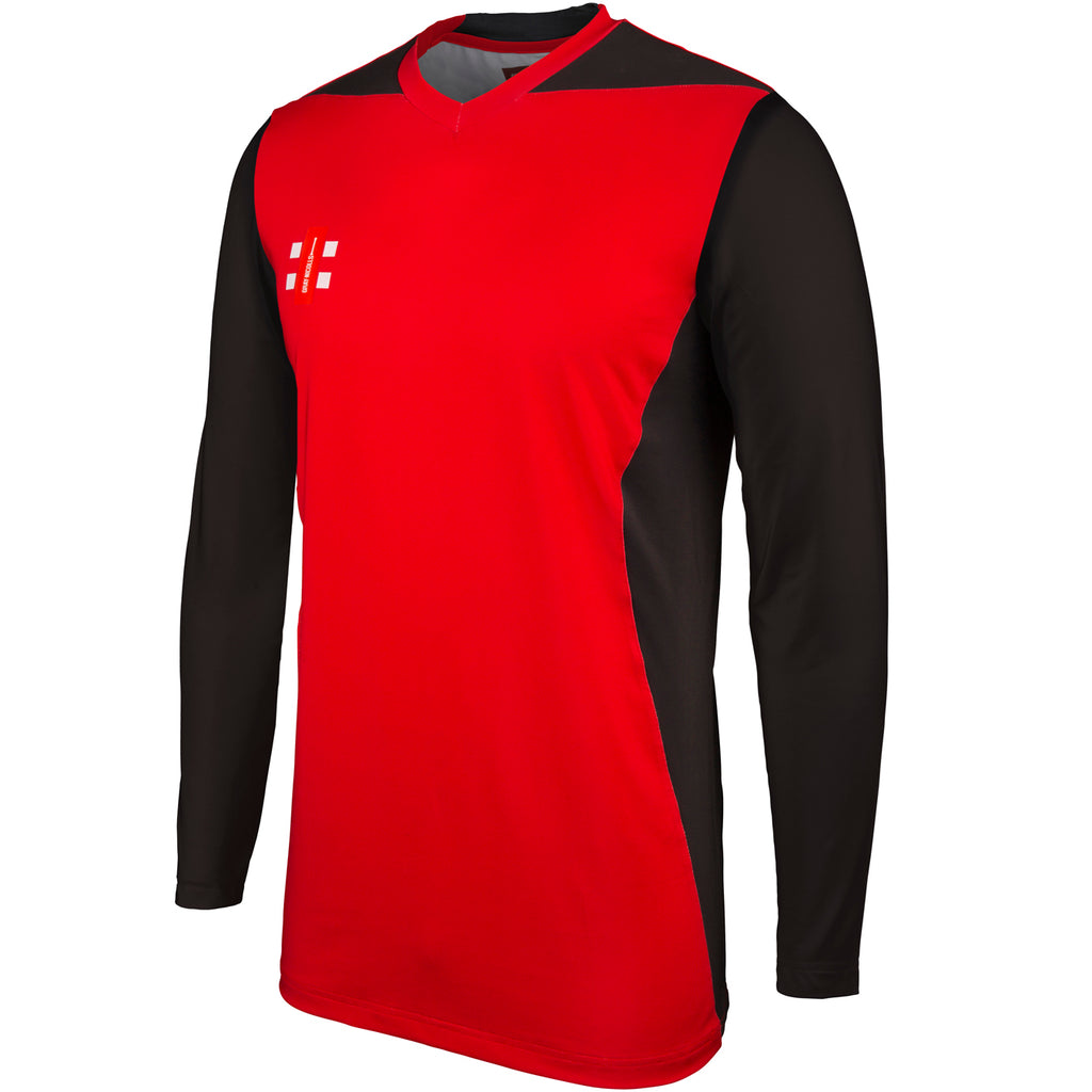 Gray Nicolls Pro Performance T20 LS Shirt (Red/Black)