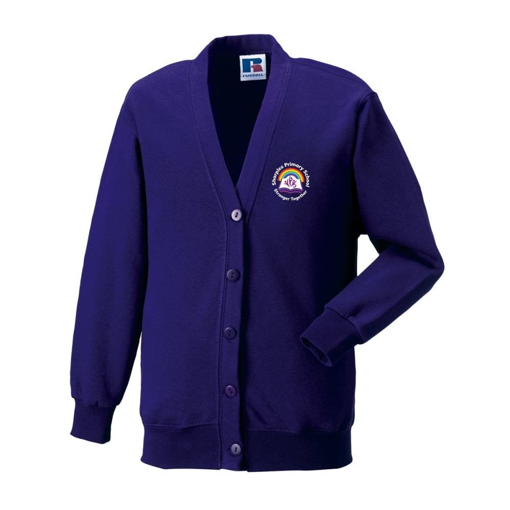 Sharples Primary School Cardigan (Purple)