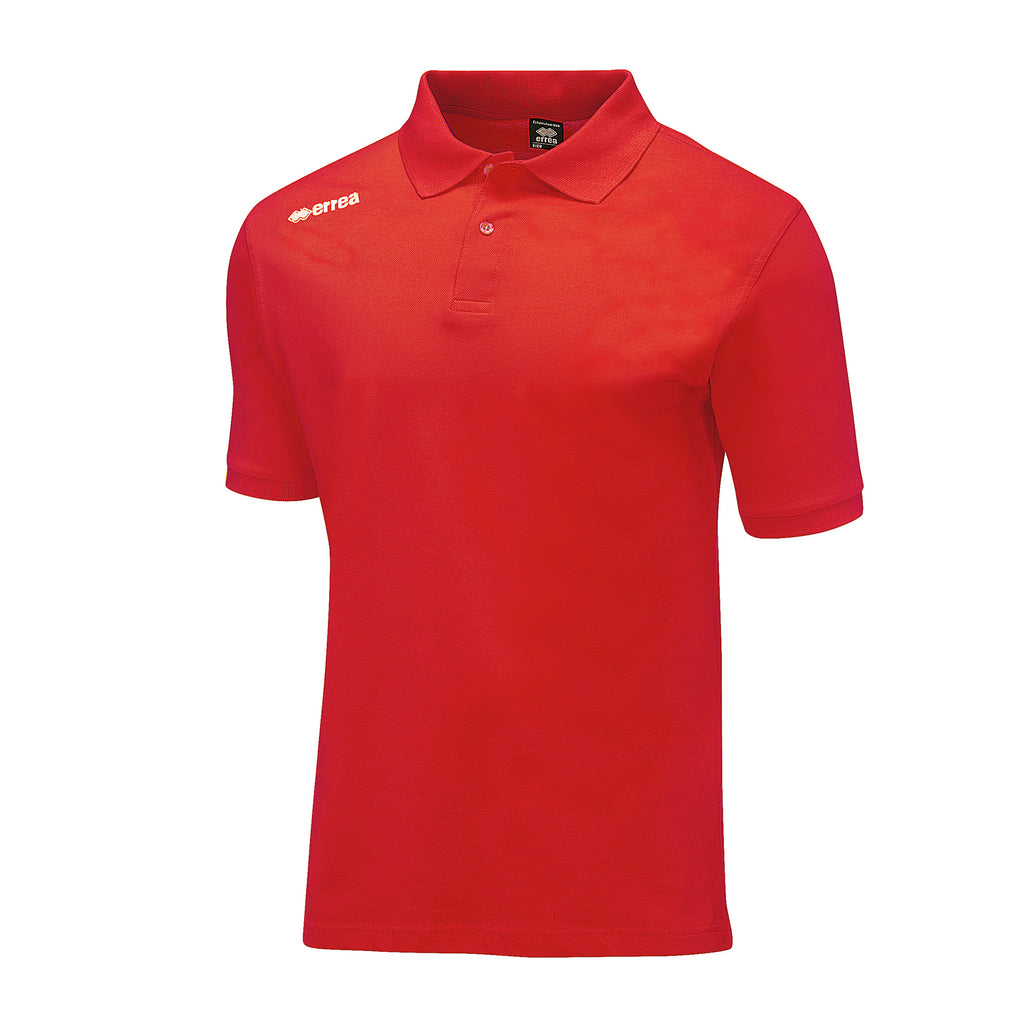 Errea Team Colours Polo Shirt (Red)