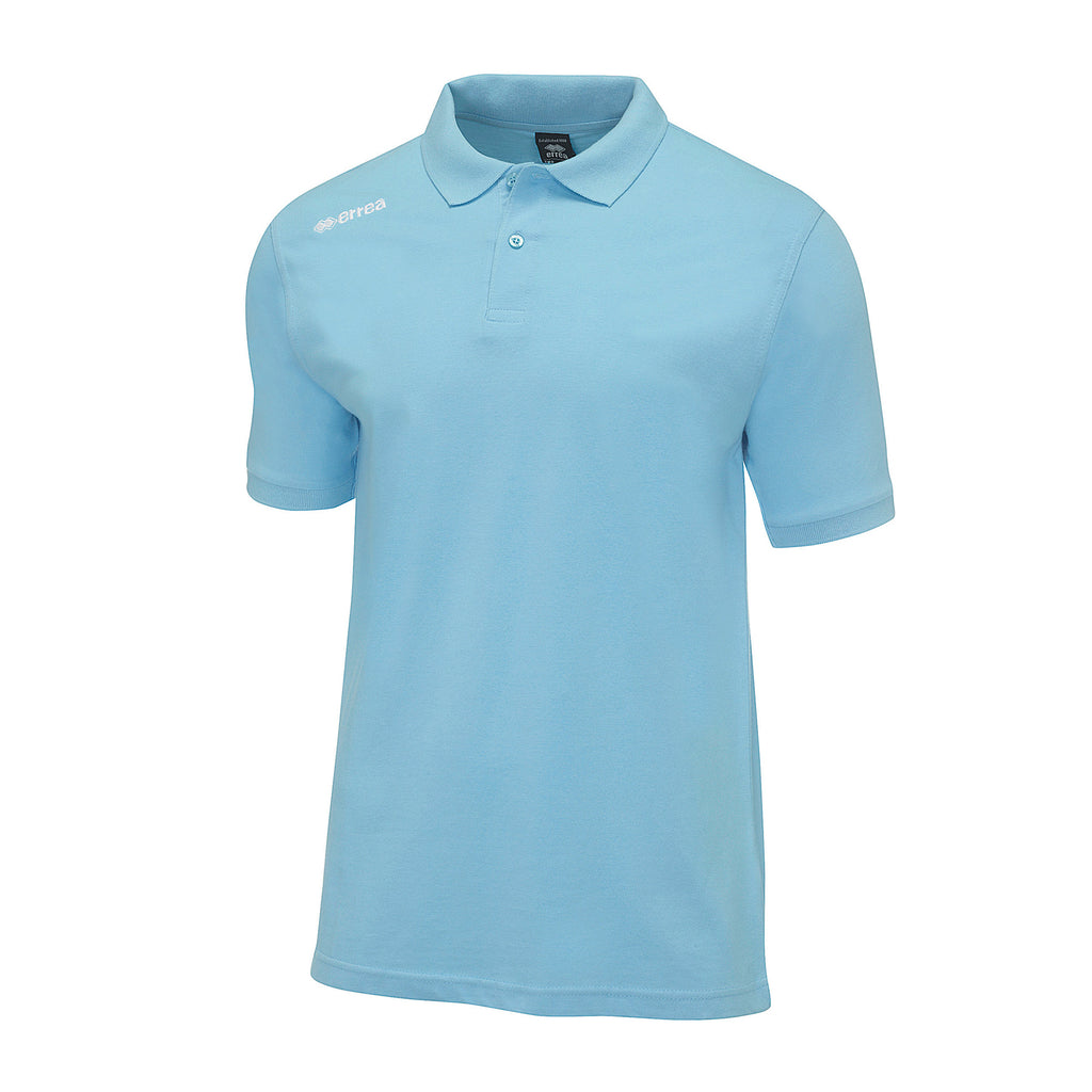 Errea Team Colours Polo Shirt (Sky Blue)