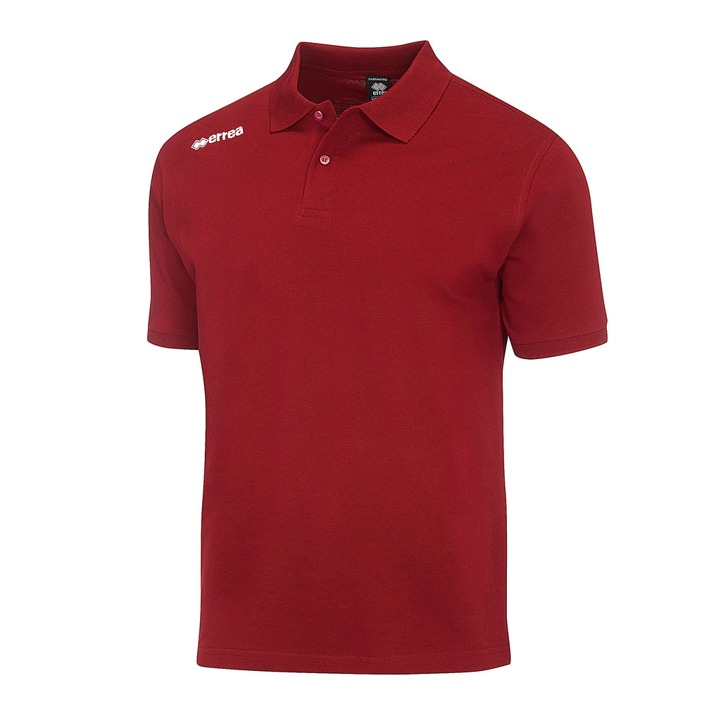 Errea Team Colours Polo Shirt (Maroon)
