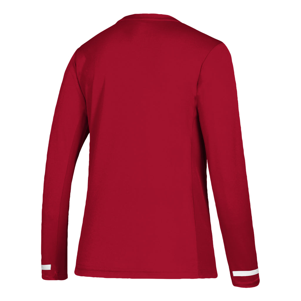 Adidas Women's T19 LS Training Top (Power Red)
