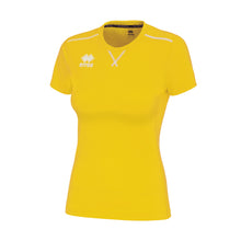 Load image into Gallery viewer, Errea Women&#39;s Marion Short Sleeve Shirt (Yellow)