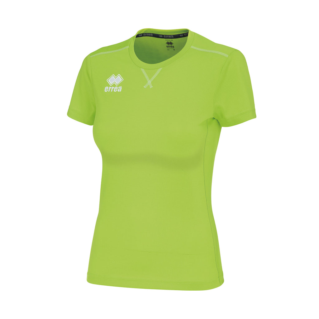Errea Women's Marion Short Sleeve Shirt (Green Fluo)