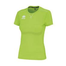 Load image into Gallery viewer, Errea Women&#39;s Marion Short Sleeve Shirt (Green Fluo)