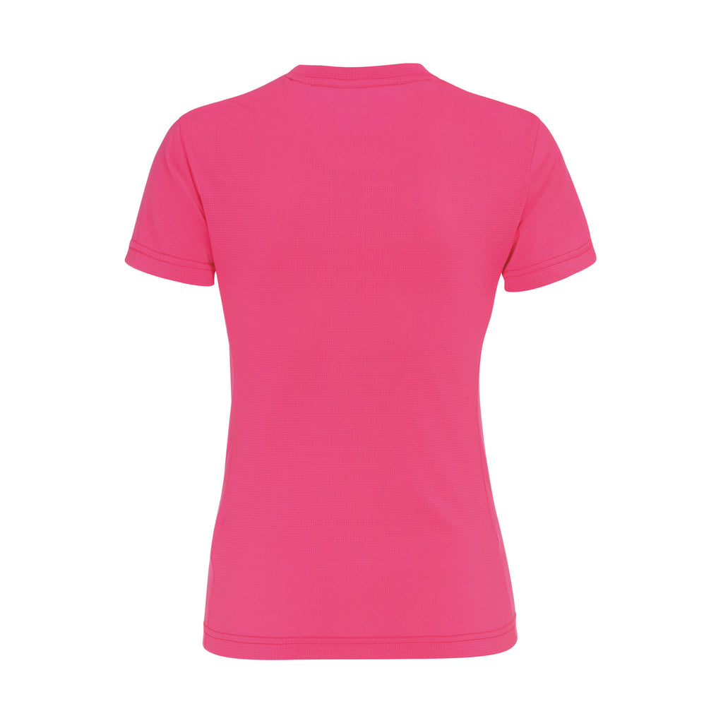 Errea Women's Marion Short Sleeve Shirt (Fuchsia Fluo)