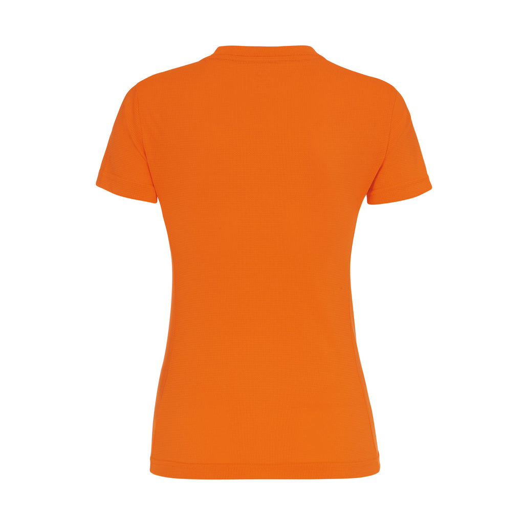 Errea Women's Marion Short Sleeve Shirt (Orange Fluo)