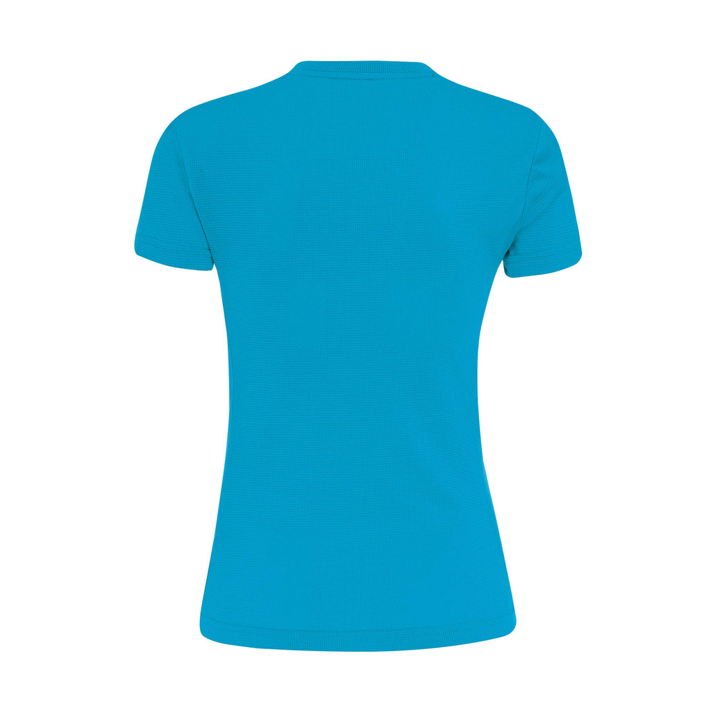 Errea Women's Marion Short Sleeve Shirt (Cyan)