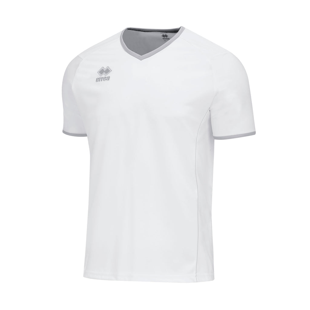 Errea Lennox Short Sleeve Shirt (White/Grey)