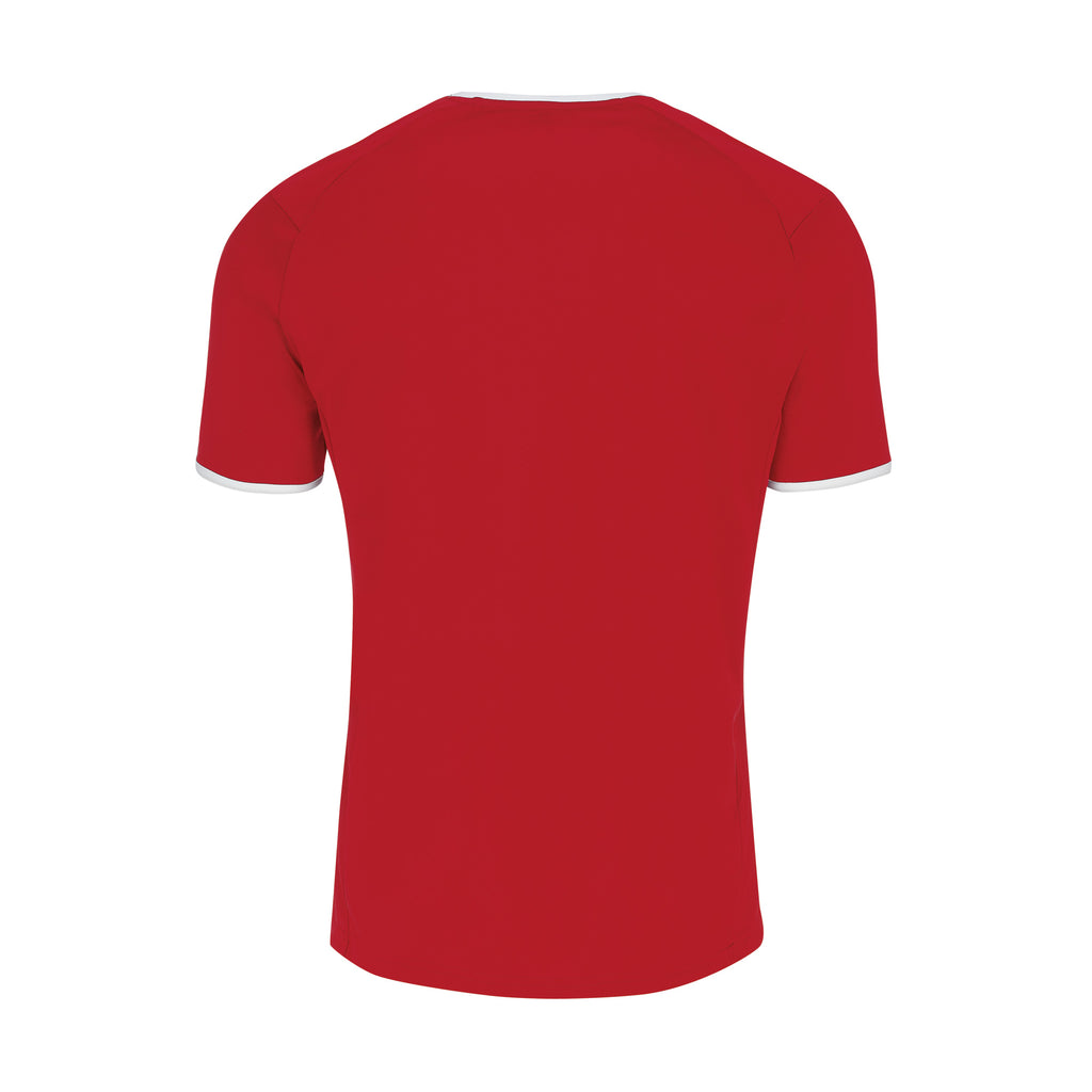 Errea Lennox Short Sleeve Shirt (Red/White)