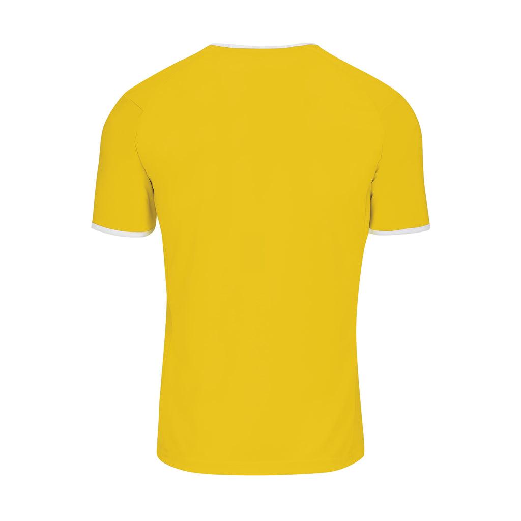 Errea Lennox Short Sleeve Shirt (Yellow/White)