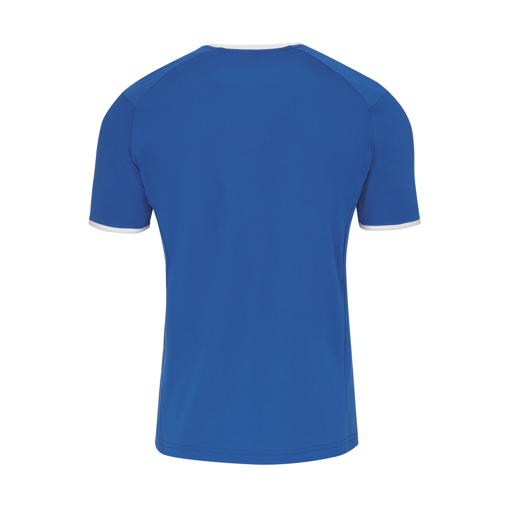 Errea Lennox Short Sleeve Shirt (Blue/White)