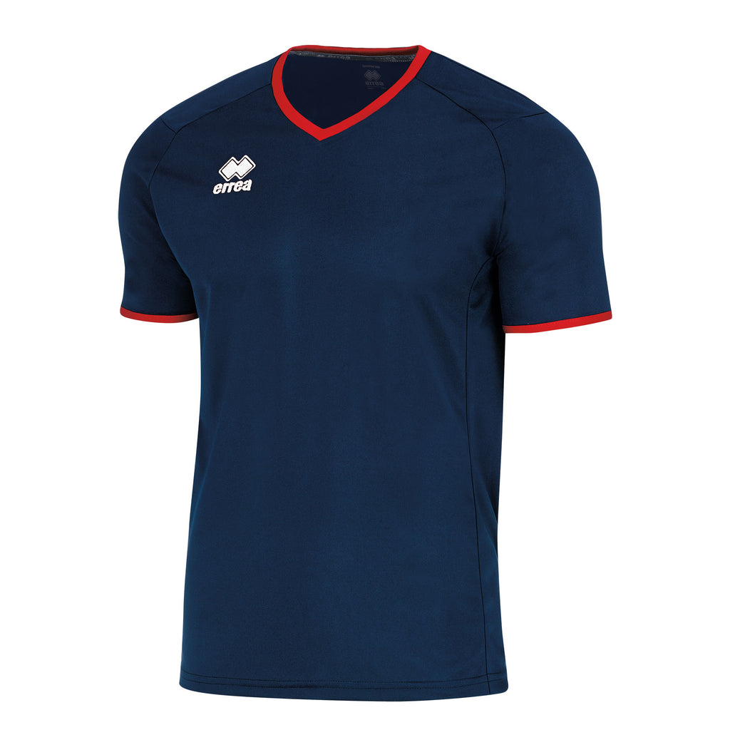 Errea Lennox Short Sleeve Shirt (Navy/Red)