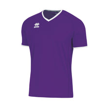 Load image into Gallery viewer, Errea Lennox Short Sleeve Shirt (Purple/White)