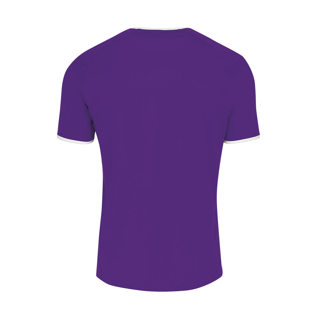 Errea Lennox Short Sleeve Shirt (Purple/White)