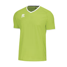 Load image into Gallery viewer, Errea Lennox Short Sleeve Shirt (Green Fluo/White)