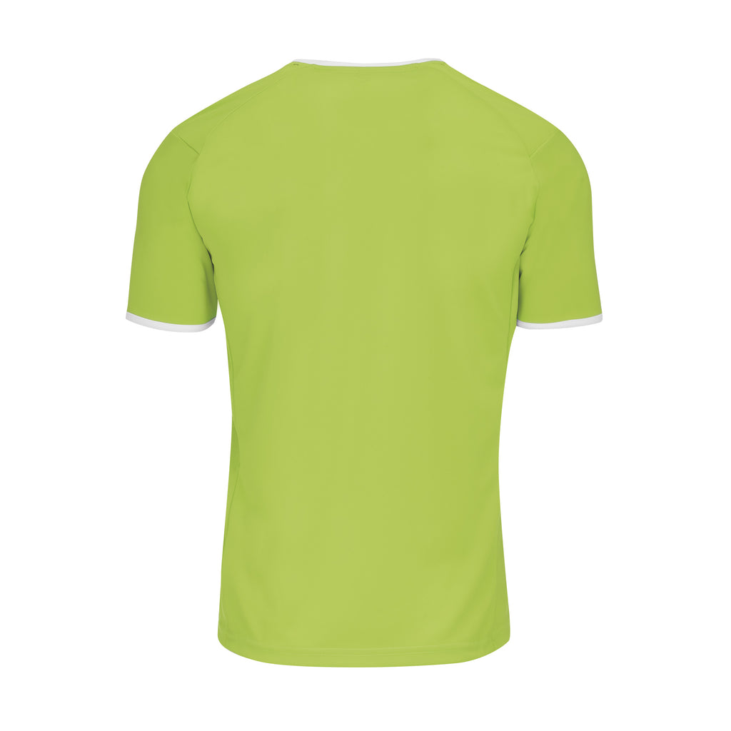 Errea Lennox Short Sleeve Shirt (Green Fluo/White)