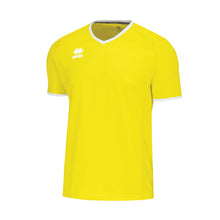 Load image into Gallery viewer, Errea Lennox Short Sleeve Shirt (Yellow Fluo/White)