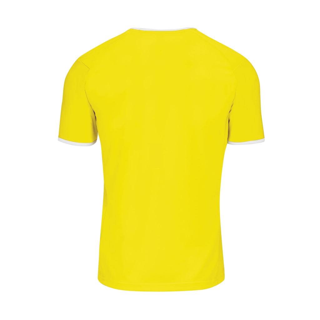 Errea Lennox Short Sleeve Shirt (Yellow Fluo/White)