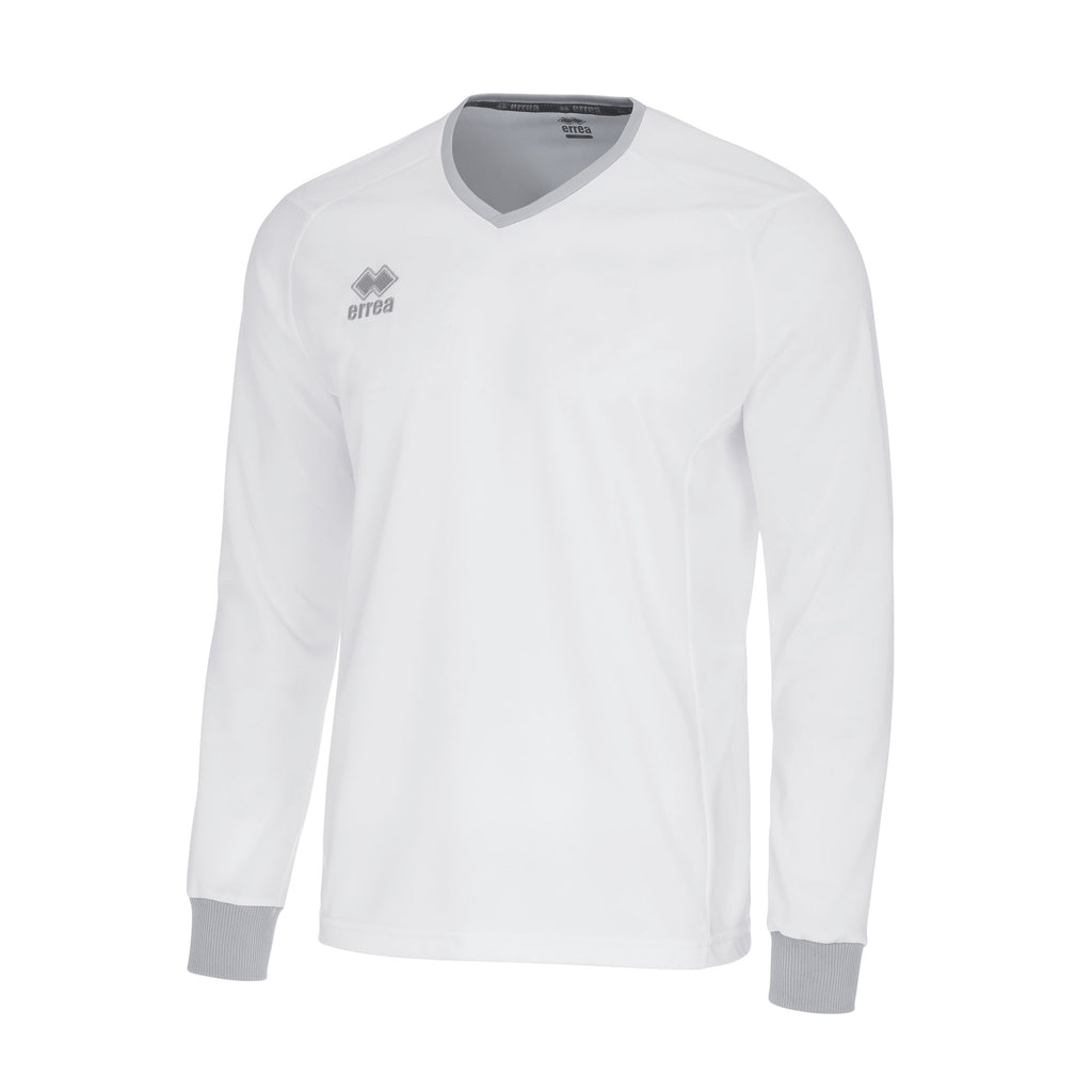 Errea Lennox Long Sleeve Shirt (White/Grey)