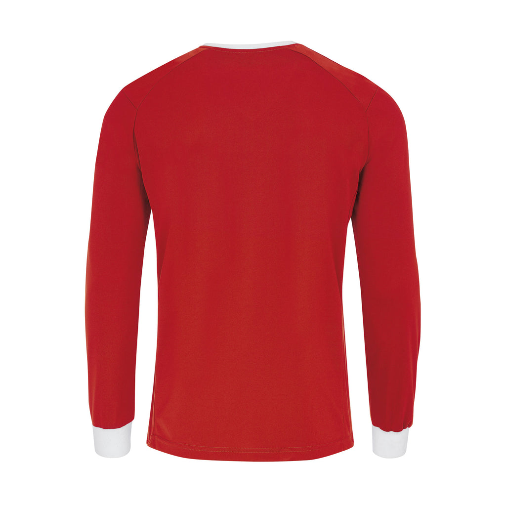 Errea Lennox Long Sleeve Shirt (Red/White)