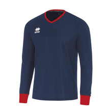 Load image into Gallery viewer, Errea Lennox Long Sleeve Shirt (Navy/Red)
