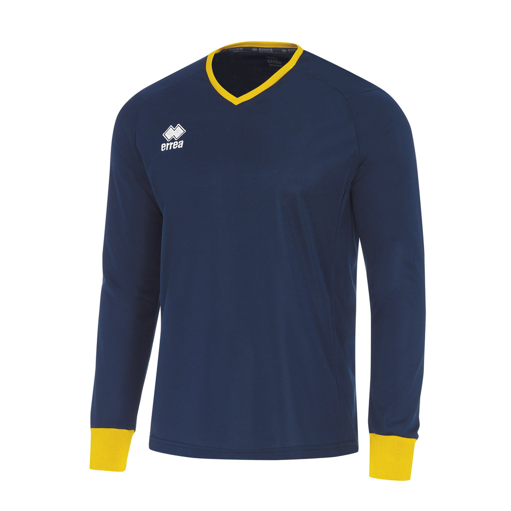 Errea Lennox Long Sleeve Shirt (Navy/Yellow)