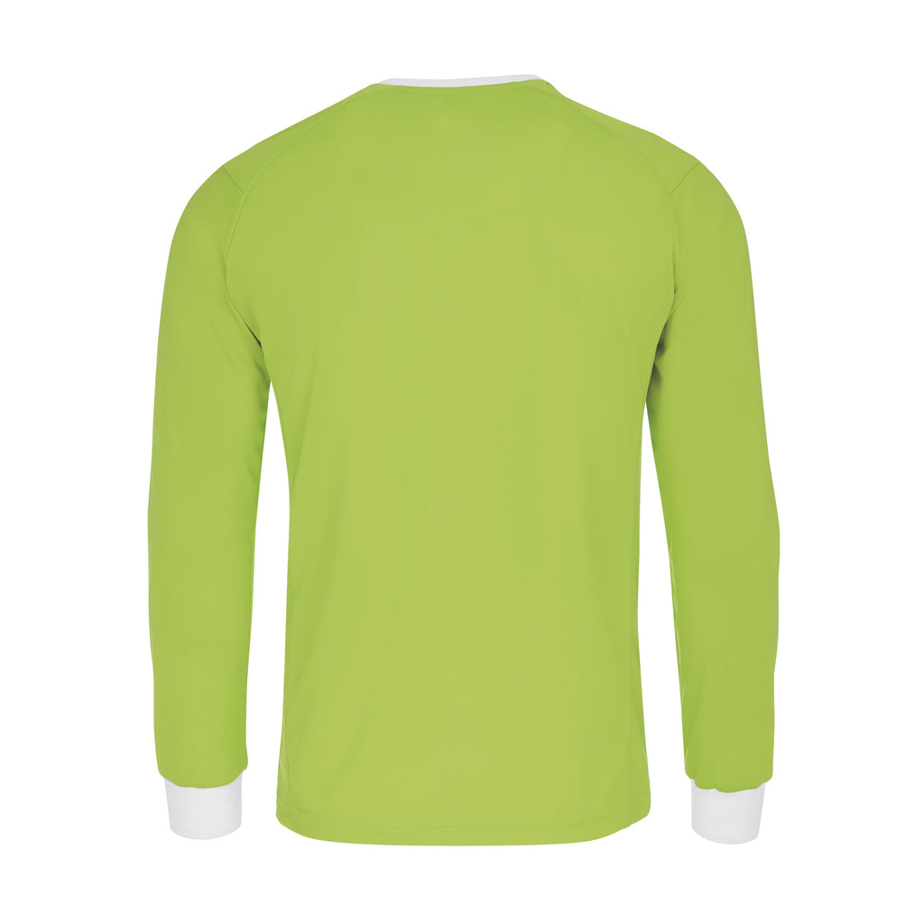 Errea Lennox Long Sleeve Shirt (Green Fluo/White)