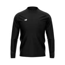 Load image into Gallery viewer, New Balance Teamwear Training 1/4 Zip Knitted Midlayer (Black)