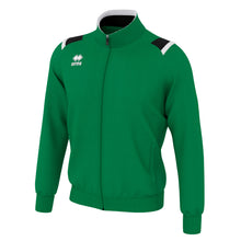 Load image into Gallery viewer, Errea Lou Full Zip Jacket (Green/Black/White)