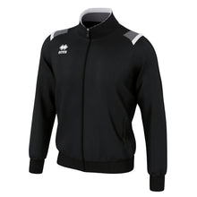 Load image into Gallery viewer, Errea Lou Full Zip Jacket (Black/Anthracite/White)