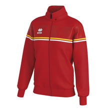Load image into Gallery viewer, Errea Women&#39;s Diana Full-Zip Jacket (Red/Yellow/White)
