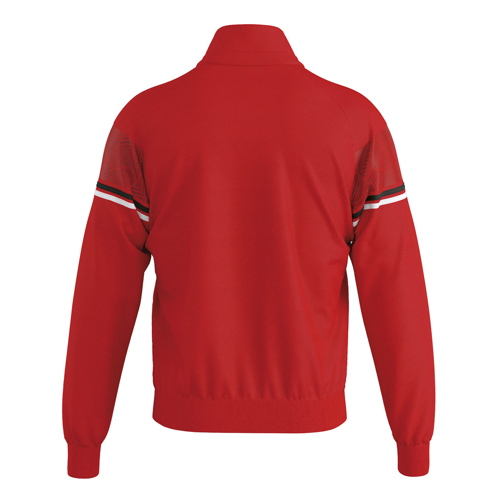 Errea Donovan Full-Zip Jacket (Red/Black/White)