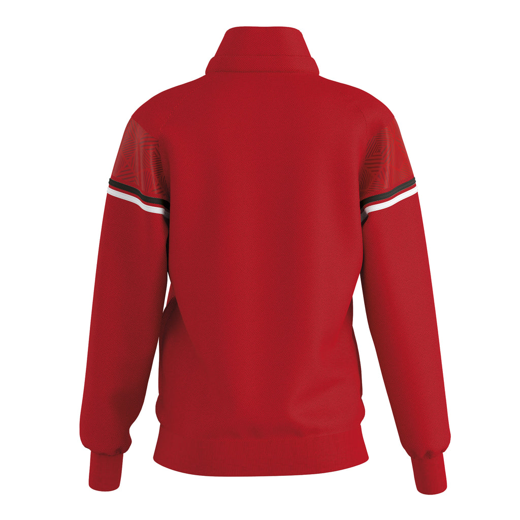 Errea Women's Diana Full-Zip Jacket (Red/Black/White)