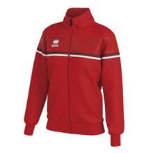Load image into Gallery viewer, Errea Women&#39;s Diana Full-Zip Jacket (Red/Black/White)