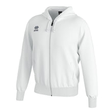 Load image into Gallery viewer, Errea Jacob Full Zip Hooded Top (White)
