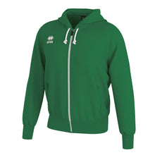 Load image into Gallery viewer, Errea Jacob Full Zip Hooded Top (Green)