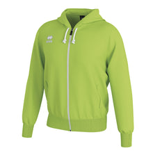 Load image into Gallery viewer, Errea Jacob Full Zip Hooded Top (Green Fluo)