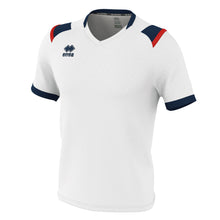 Load image into Gallery viewer, Errea Lucas Short Sleeve Shirt (White/Navy/Red)