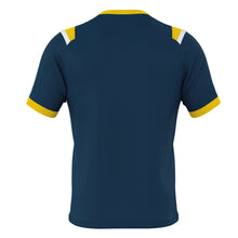 Load image into Gallery viewer, Errea Lucas Short Sleeve Shirt (Navy/Yellow/White)