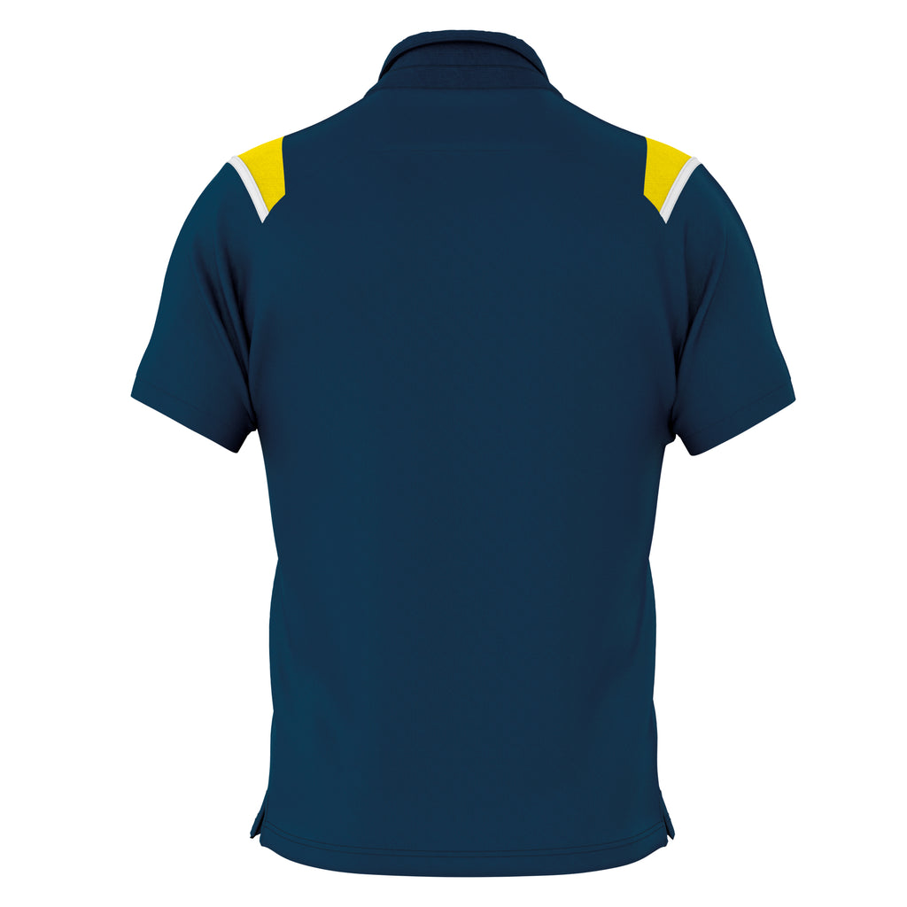 Errea Luis Polo Shirt (Navy/Yellow/White)