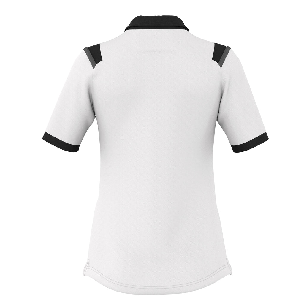 Errea Women's Leonor Polo Shirt (White/Black/Anthracite)