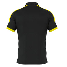 Load image into Gallery viewer, Errea Doug Short Sleeve Referee Shirt (Black/Yellow Fluo)