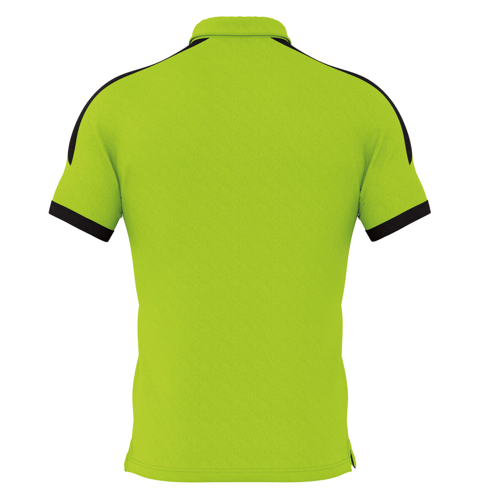 Errea Doug Short Sleeve Referee Shirt (Green Fluo/Black)