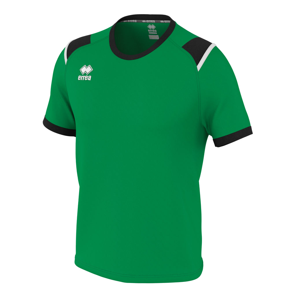 Errea Lex Short Sleeve Shirt (Green/Black/White)
