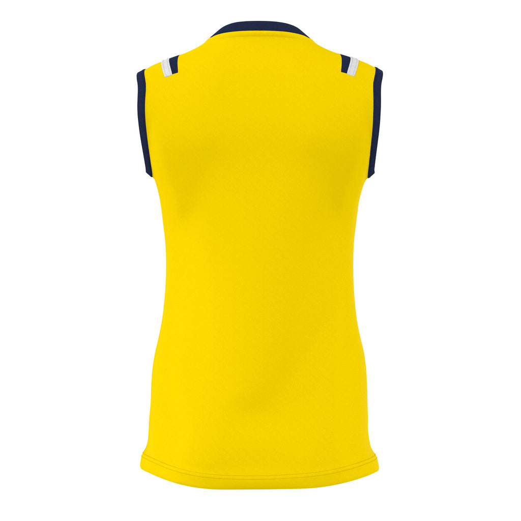 Errea Women's Lisa Vest Top (Yellow/Navy/White)